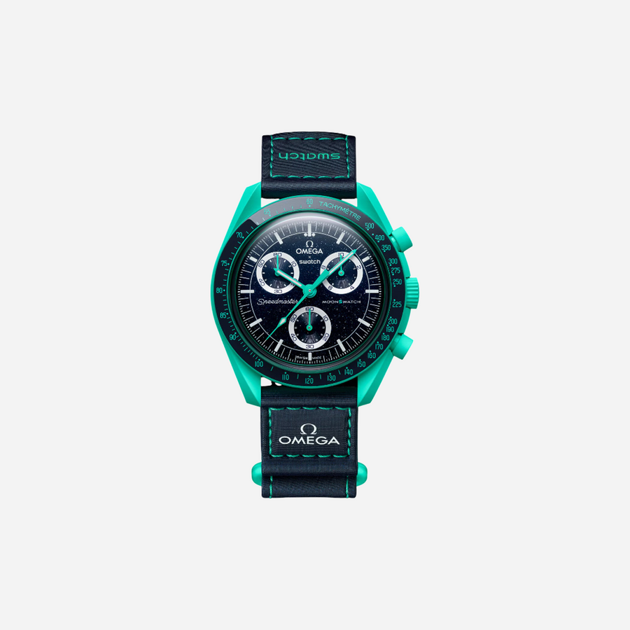 Swatch X Omega Bioceramic Moonswatch Mission On Earth - Polar Lights