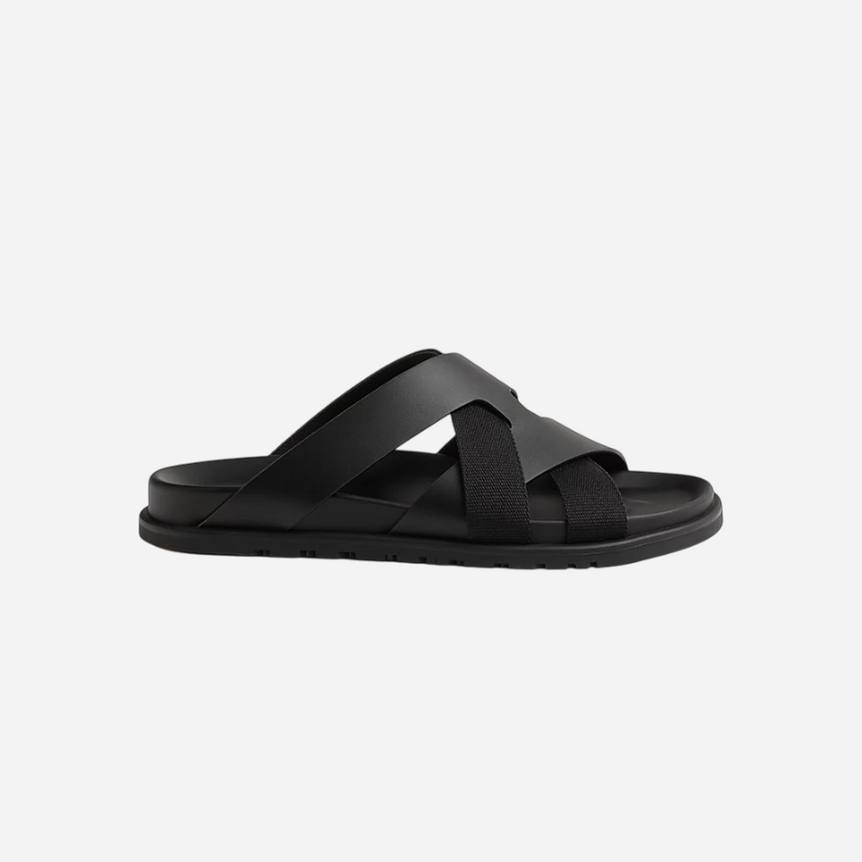 Hermes Kazimir Sandal Noir