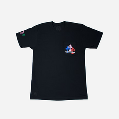 Chrome Hearts Multi Color Cross Cemetery T-Shirt Black