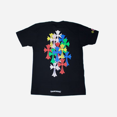 Chrome Hearts Multi Color Cross Cemetery T-Shirt Black