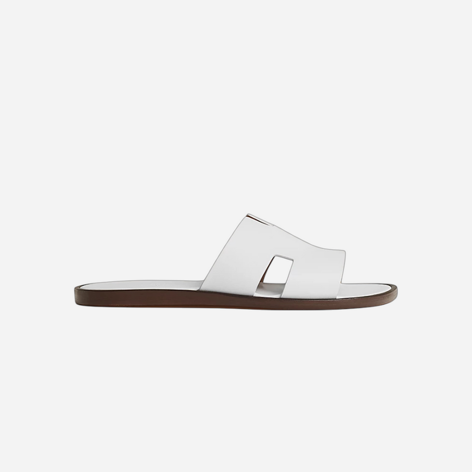 Hermes Izmir Sandal Blanc