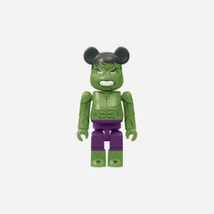 Bearbrick X Happy Kuji Avengers Hulk #4 100% Series Marvel Happy Lottery Avengers Rare Japan Keychain
