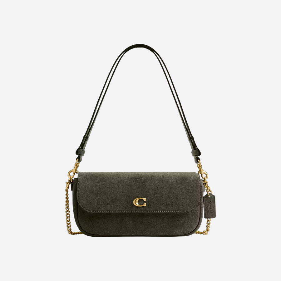 Coach Brook Flap Chain Bag Olive