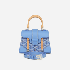 Goyard Goyardine Canvas Iris Saigon Structure Nano Palladium Hardware