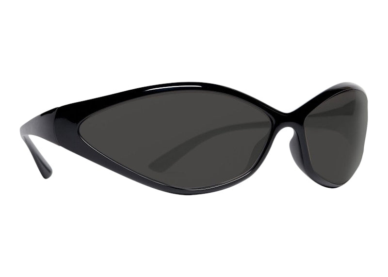 Balenciaga 90S Oval Sunglasses Black (745069T00071000)
