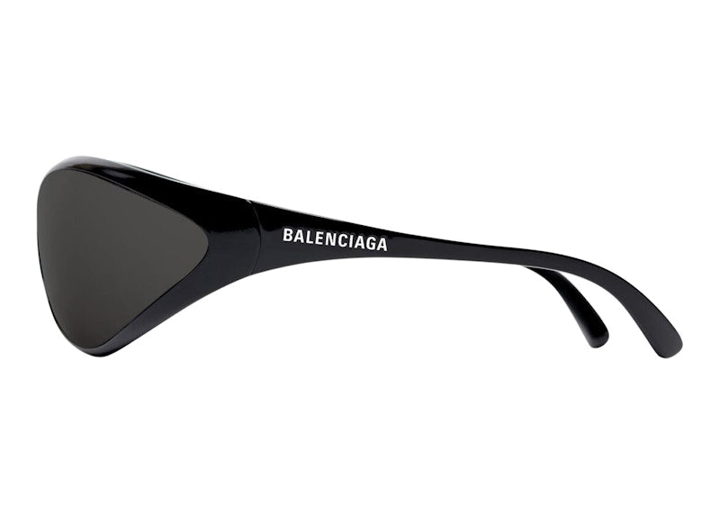 Balenciaga 90S Oval Sunglasses Black (745069T00071000)