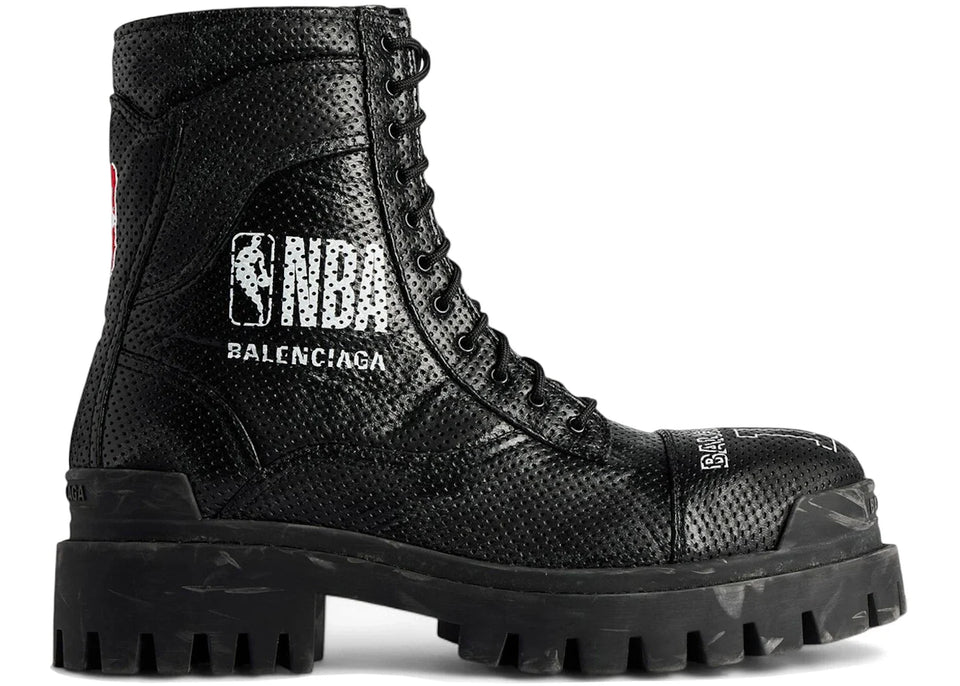 Balenciaga Combat Strike Boot Nba Black