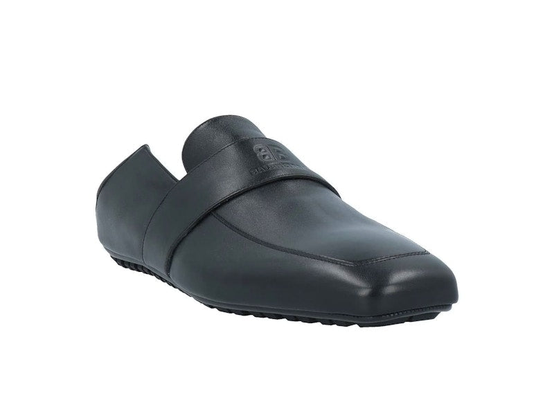 Balenciaga Slide Loafer Black Leather