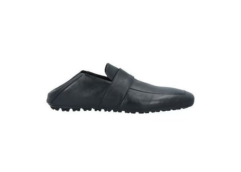 Balenciaga Slide Loafer Black Leather
