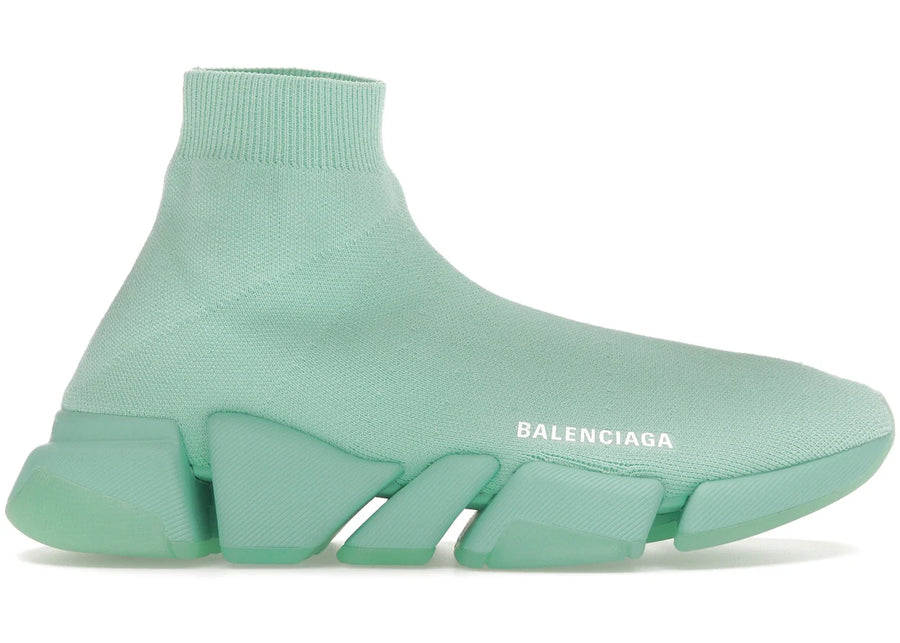 Balenciaga Speed 2.0 Recycled Transparent Sole Green