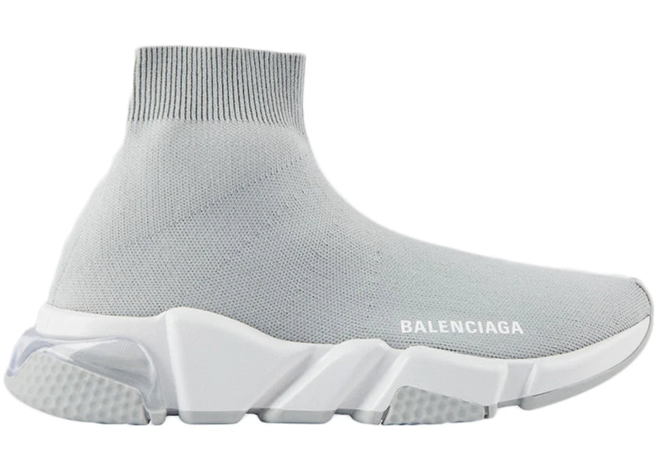 Balenciaga Speed Clear Sole Grey Womens