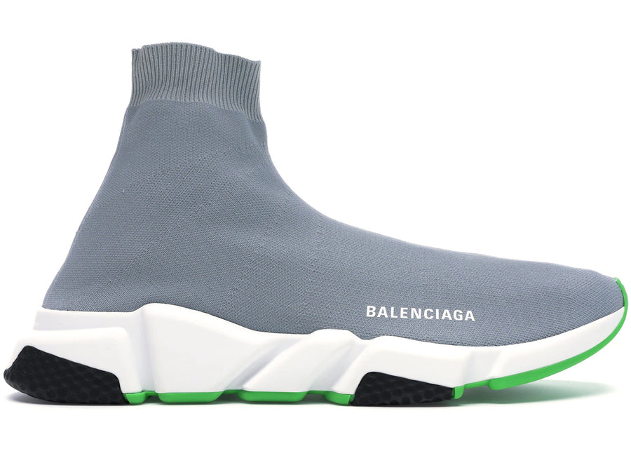 Balenciaga Speed Trainer Gray Green