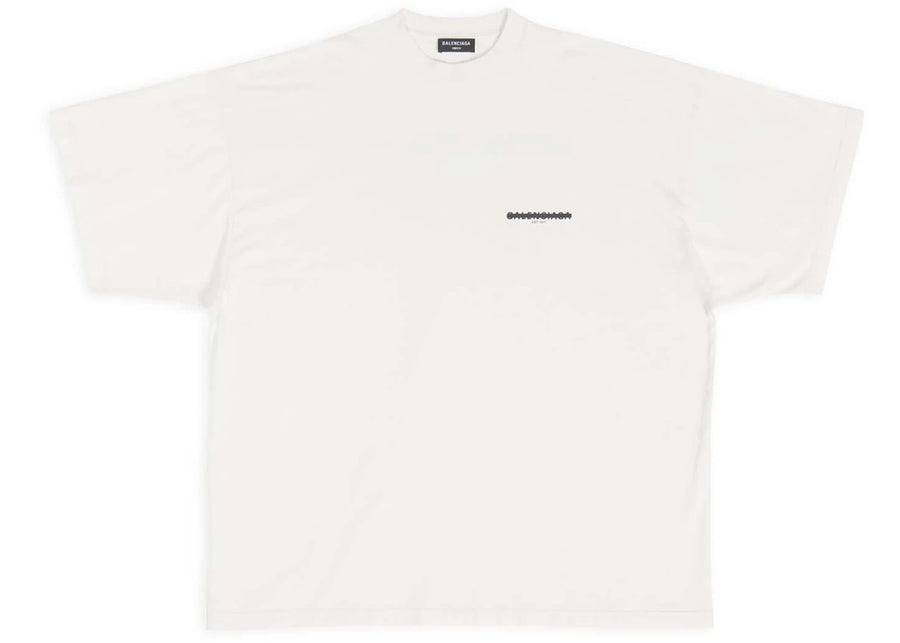 Balenciaga Strike 1917 Oversized T-Shirt Off-White