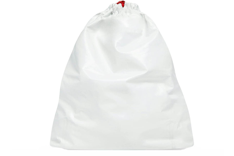 Balenciaga Trash Bag Large Pouch White/Red