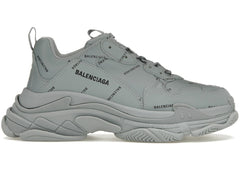 Balenciaga Triple S AllOver Logo Grey Black