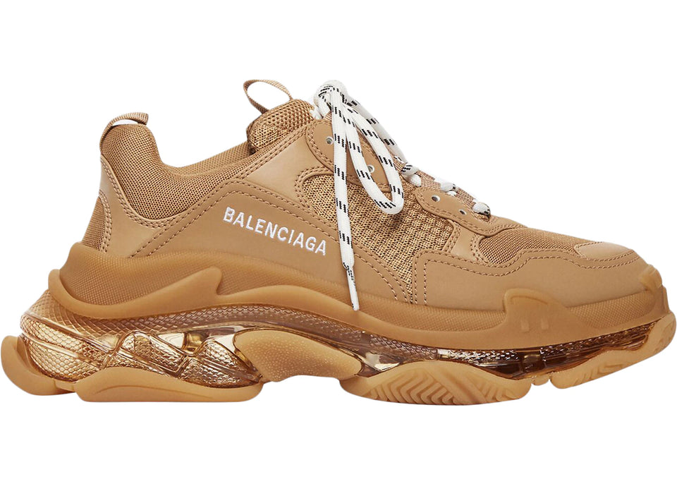 Balenciaga Triple S Clear Sole Brown