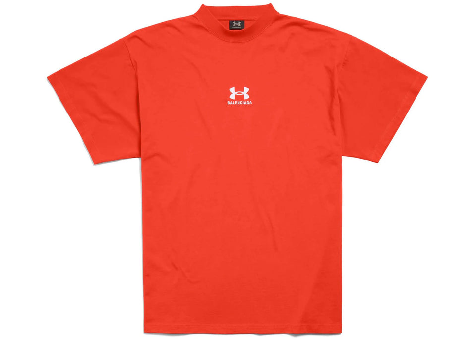 Balenciaga x Under Armour T-Shirt Oversized Fit Red/White