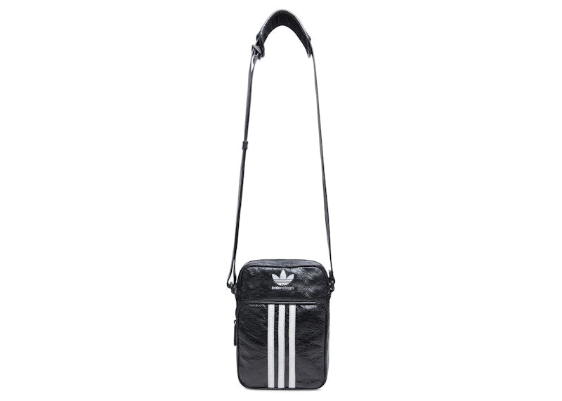 Balenciaga x adidas Small Crossbody Messenger Bag Black/White