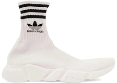 Balenciaga x Adidas Speed Trainer White Black