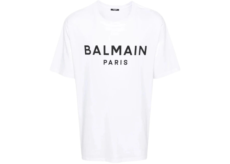 Balmain Logo Print T-Shirt White