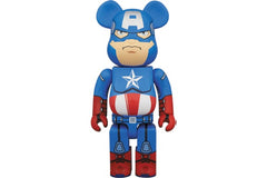 Bearbrick Happy Marvel Ichibankuji 2021 Captain America 100%