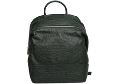 Bottega Veneta Ostrich Leather Backpack Green