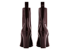 Bottega Veneta Patent Leather Ankle Boot Brown (Women's)