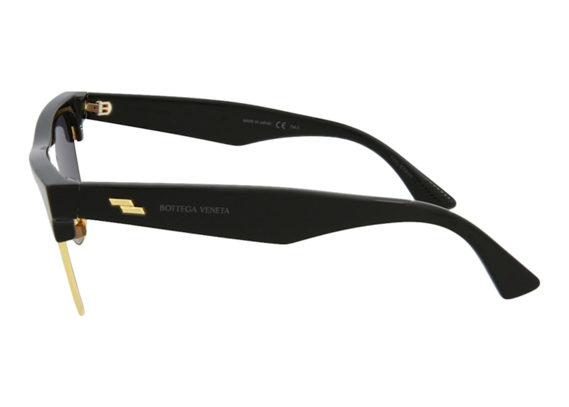 Bottega Veneta Square Sunglasses Black/Grey (BV1003S-30007850-001)