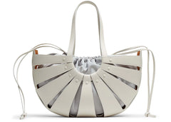 Bottega Veneta The Shell Medium Handbag Grey