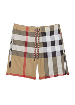 Burberry Check Swim Shorts Archive Beige