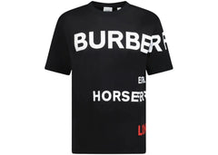 Burberry Horseferry Print Cotton T-Shirt Black