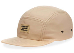 Burberry Logo Rubber Patch Baseball Cap Soft Fawn