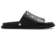 Burberry Thornton Leather Slides Black