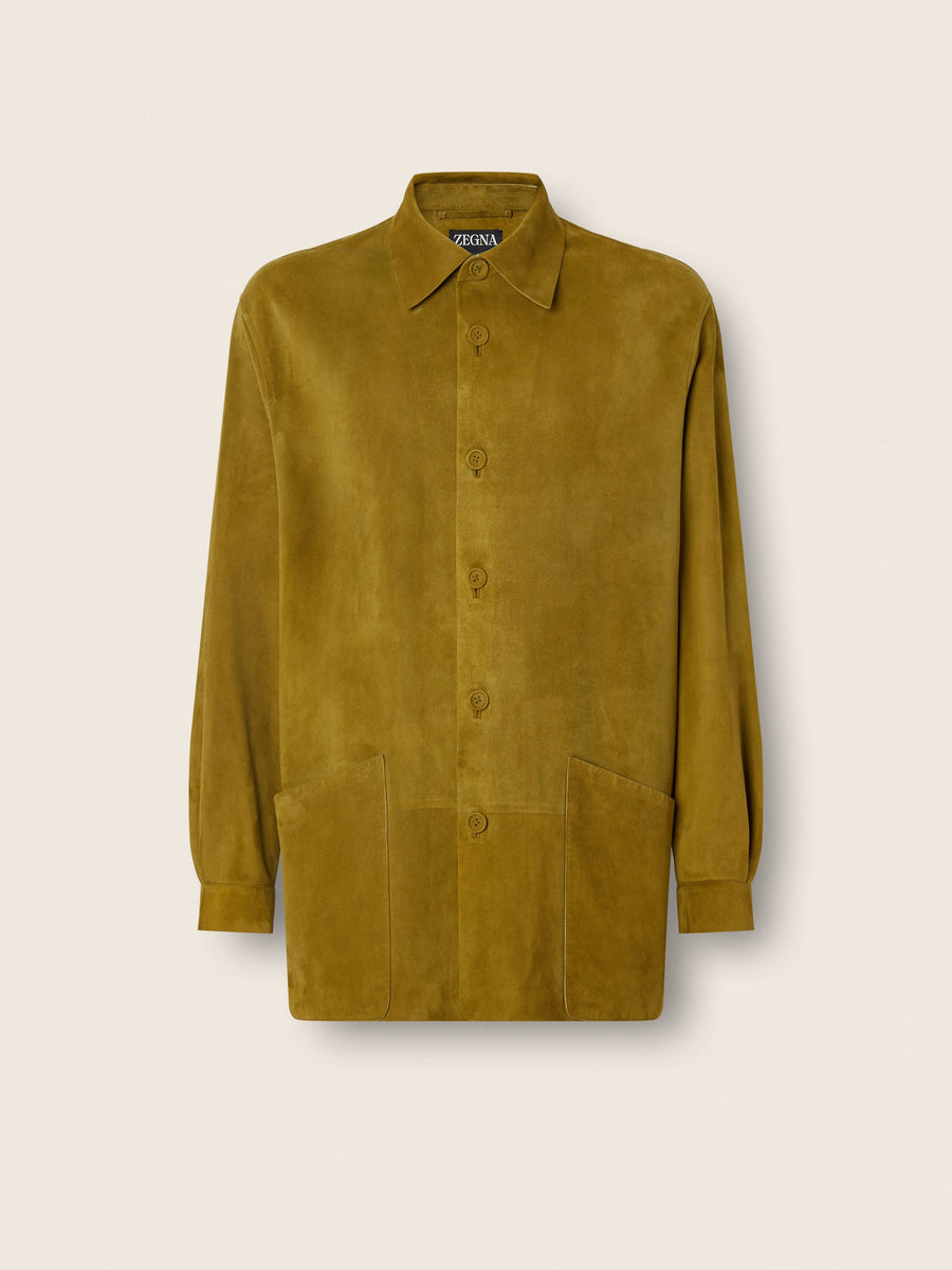 Zegna Suede Overshirt
