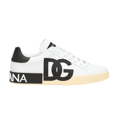 Dolce & Gabbana Portofino Low DG Logo Print - Black