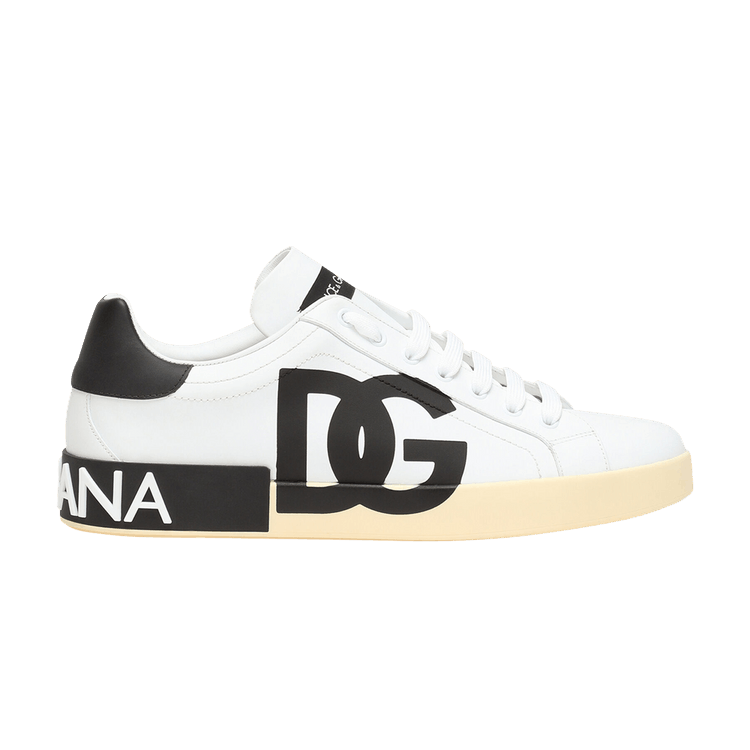 Dolce & Gabbana Portofino Low DG Logo Print - Black