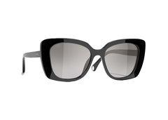 Chanel Rectangle Polarized Sunglasses Black (5504 C622/M3)