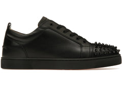 Christian Louboutin Louis Junior Spikes Flat Black