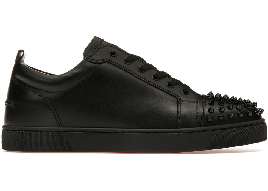 Christian Louboutin Louis Junior Spikes Flat Black