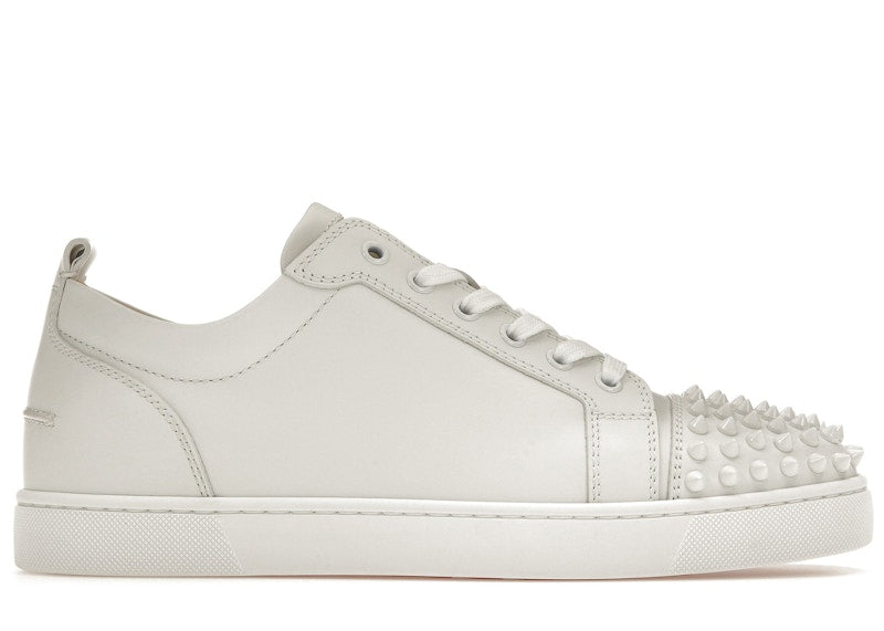 Christian Louboutin Louis Junior Spikes White