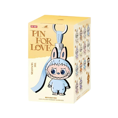 Pop Mart Labubu The Monsters Pin for Love Series Vinyl Plush Pendant (A-M) Single Blind Box
