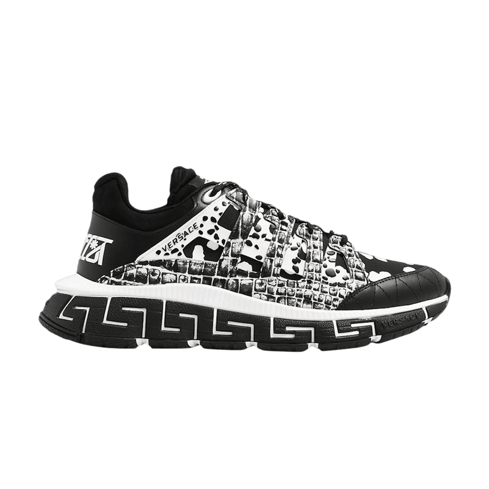 Versace Trigreca Black White Print