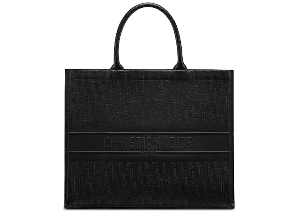 Dior Book Tote Oblique Black