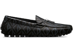 Dior Mocassin Black Cd Diamond Leather