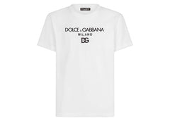 Dolce & Gabbana Cotton DG Embroidery and Patch T-Shirt White