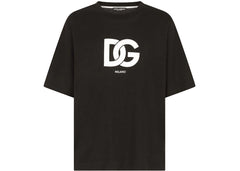 Dolce & Gabbana Cotton DG Logo Print T-Shirt Black