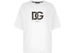 Dolce & Gabbana Cotton DG Logo Print T-Shirt White