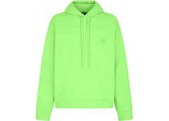 Dolce & Gabbana Jersey Metal DG Logo Hoodie Green
