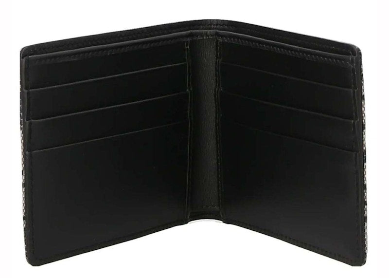 Dolce & Gabbana Logo Jacquard Wallet Beige/Black