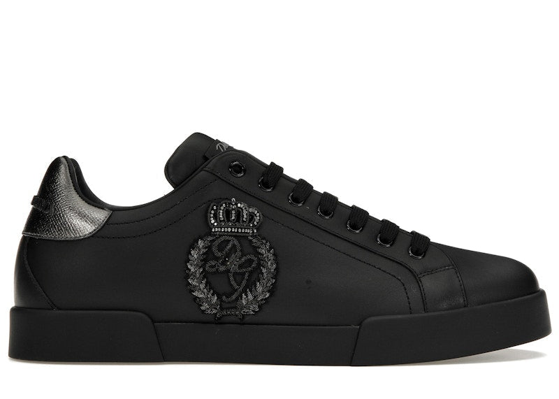 Dolce & Gabbana Portofino Crown Patch Black